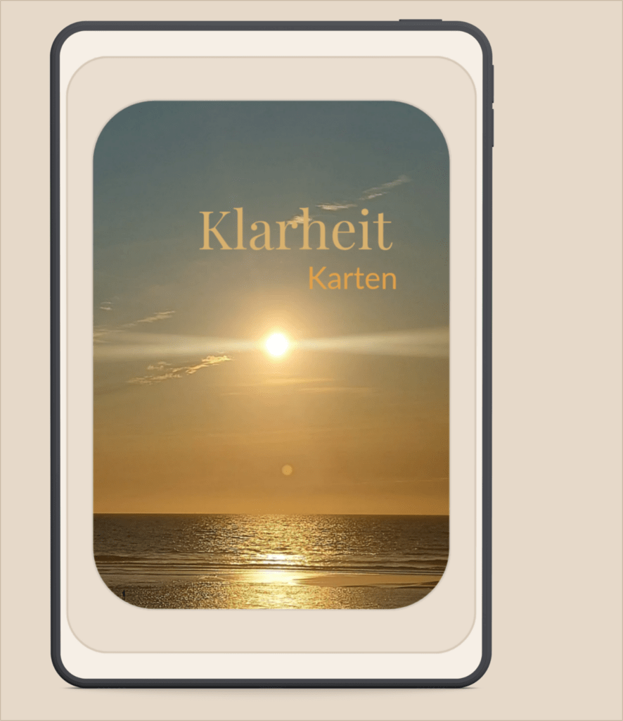 Klarheit Kartendeck-Klarheit finden in Zeiten von Übergangsphasen