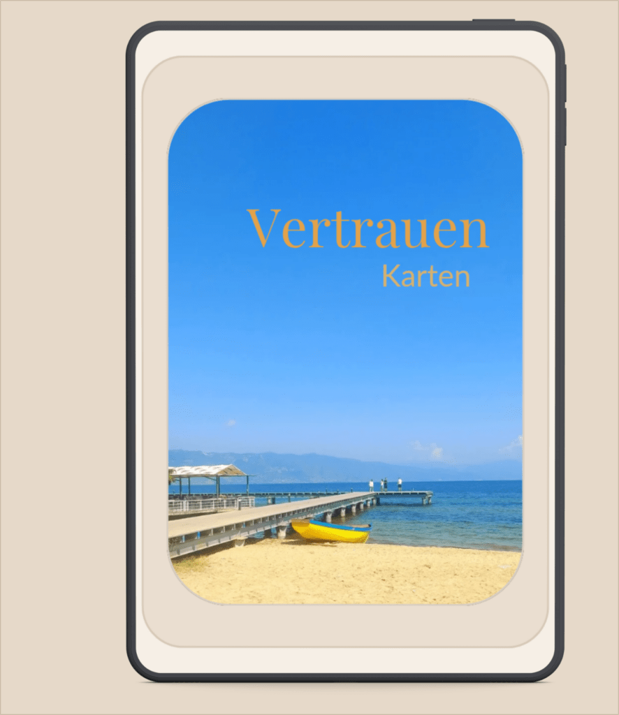 Vertrauen Kartendeck-Vertrauen vertiefen-in Zeiten von Übergangsphasen