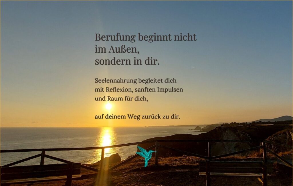 Sonnenuntergang am Meer als Symbol für innere Klarheit und Berufung finden