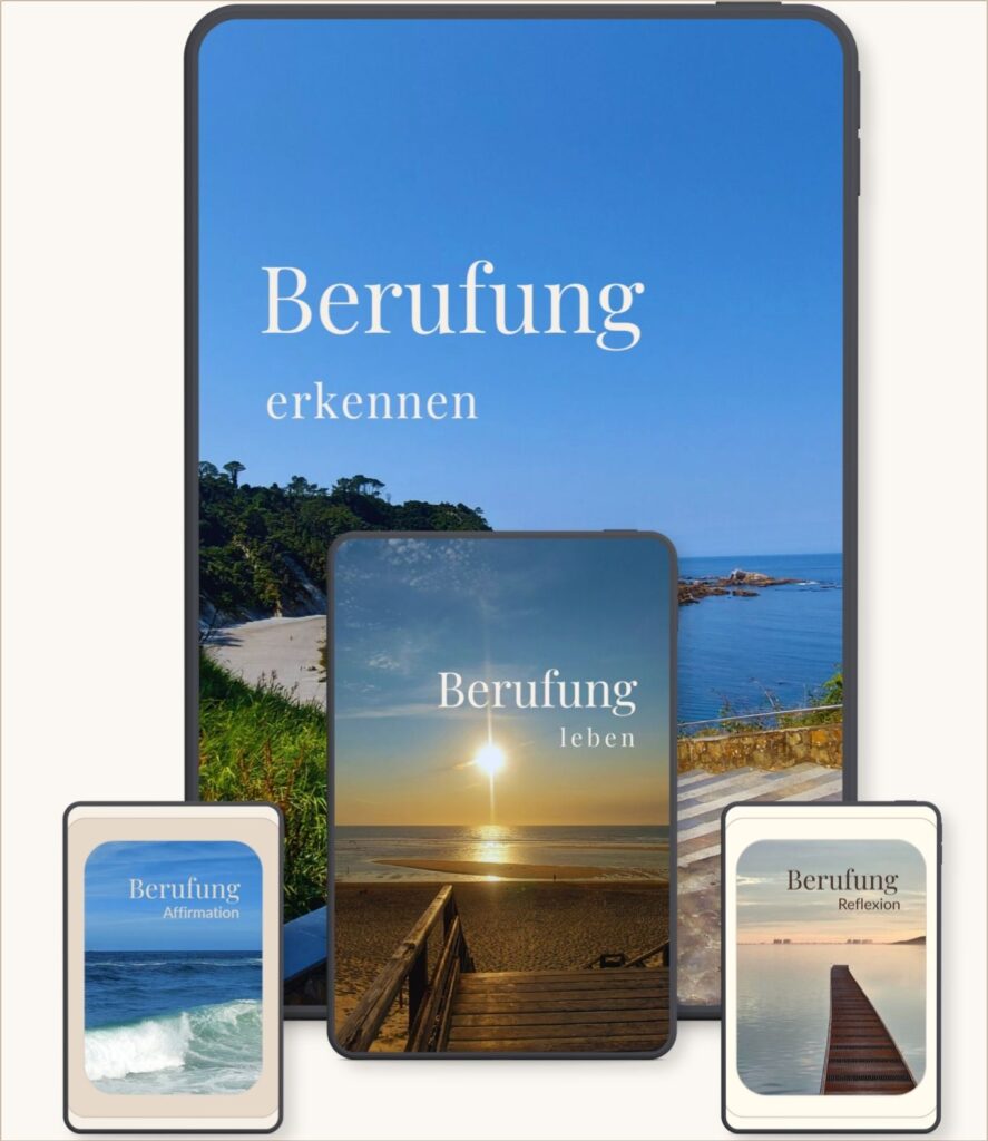 Berufungsraum Karten Set mit Reflexionsfragen und Affirmationen für innere Klarheit und Berufung finden