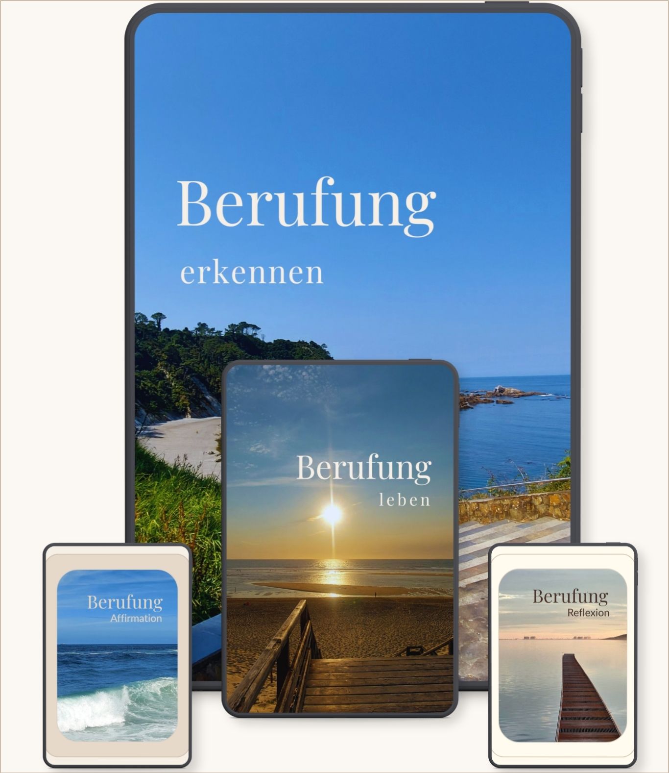 Berufungsraum Karten Set mit Reflexionsfragen und Affirmationen für innere Klarheit und Berufung finden