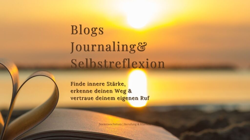 Goldener Sonnenuntergang über dem Meer Blogs zu Journaling und Selbstreflexion zu mehr Klarheit.